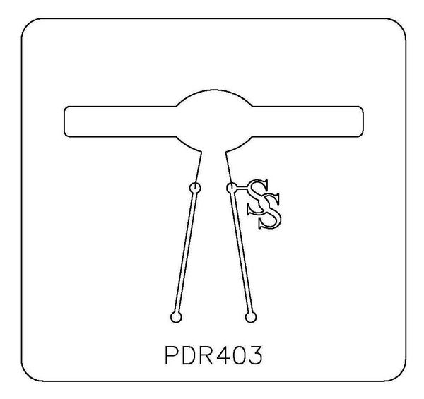 PANCAKE DIE PDR403 RING OVAL