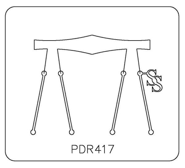 PANCAKE DIE PDR417 RING SHANK 9