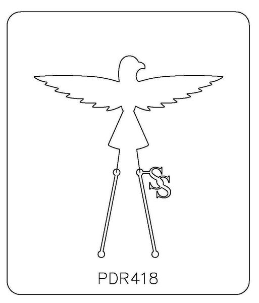 PANCAKE DIE PDR418 RING SHANK 10 THUNDERBIRD