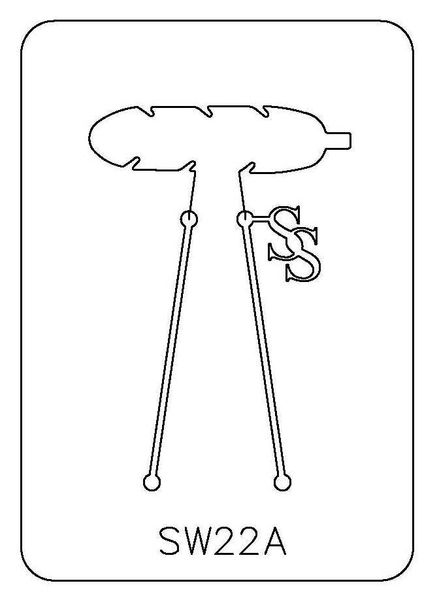 PANCAKE DIE SW22 FEATHER 1