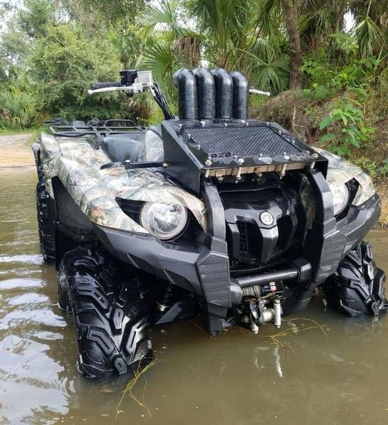 Yamaha Grizzly 550/700 Radiator Relocate Kit N2Deep Customs