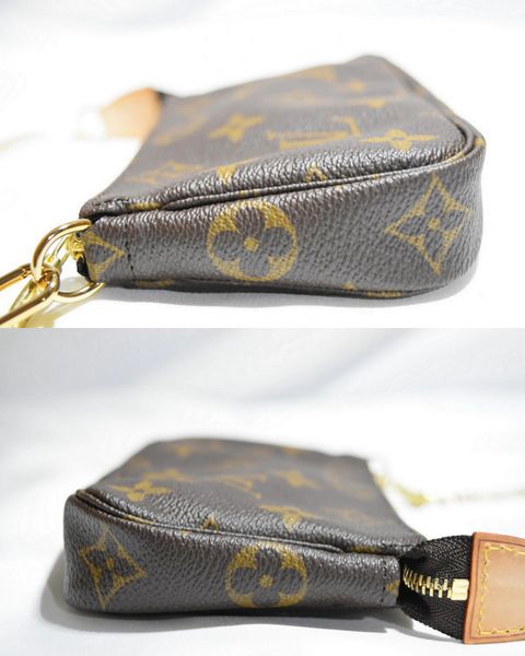 SOLD Louis Vuitton Mini Pochette Wristlet Clutch Chain Wrist Strap | 0