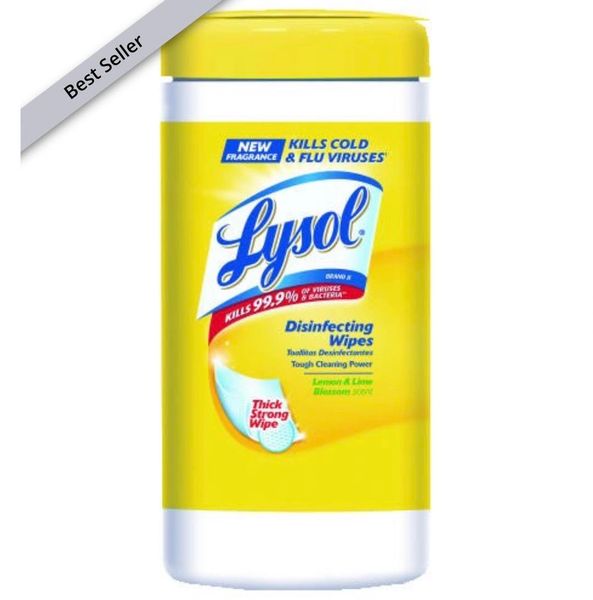 Lysol Sanitizing Wipes -80 sheets per Canister