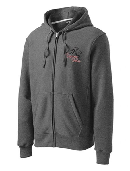 Sport-Tek® Adult Size Super Heavyweight Full-Zip Hooded Sweatshirt