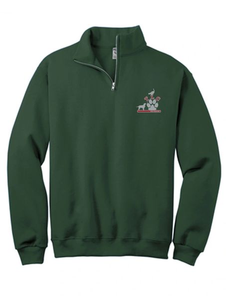 Jerzees® - NuBlend® 1/4-Zip Cadet Collar Sweatshirt Forest Green