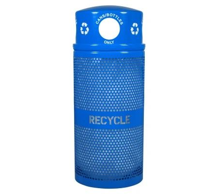 Blue Perforated Receptacle 34 (Blue Parks Series)