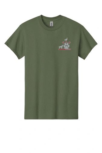 Gildan® - Heavy Cotton™ 100% Cotton T-Shirt Military Green