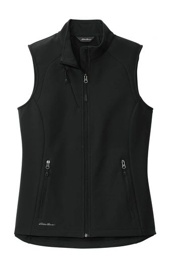 Eddie Bauer Ladies Stretch Soft Shell Vest Black