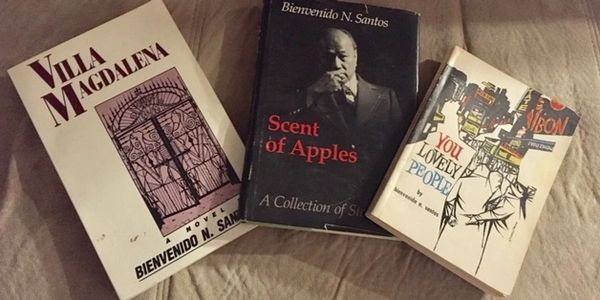 Sample books of multi-award-winniing author Bienvenido Santos