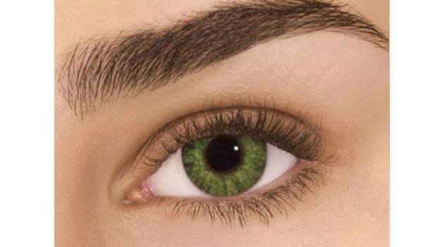 Green Blend Natural Non Prescription Colored Contact Lenses, 30 Day