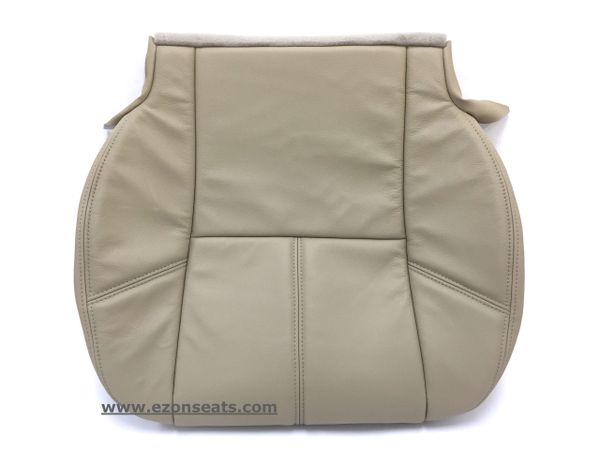 2007-2014 TAHOE HYBRID SEAT COVER LEATHER-LIGHT CASHMERE "TAN"
