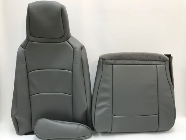2009-2017 FORD E SERIES VINYL COMPLETE SEAT COVER & ARM MED FLINT GRAY