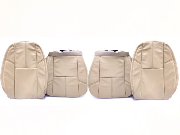 07-14 Tahoe,Suburban Vinyl Cover Driver Passenger Bottom & Back-Cashmere (Tan)