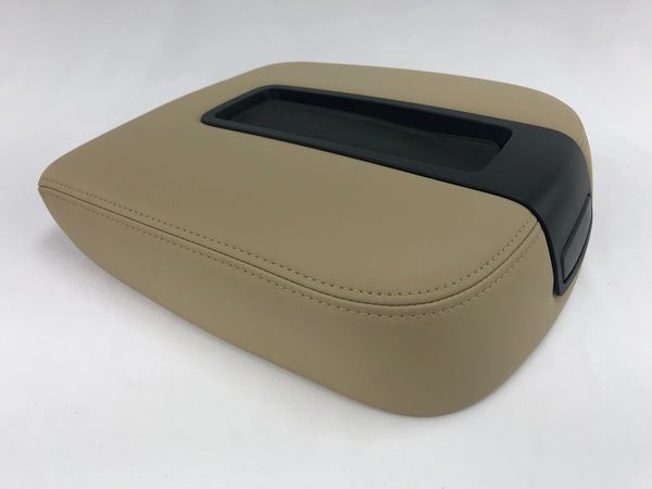 2007-2014 CHEVY TAHOE VINYL CENTER CONSOLE COVER ONLY LT CASHMERE TAN