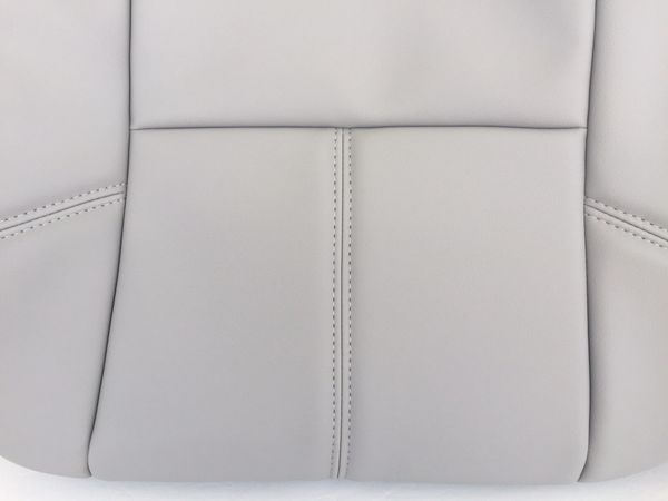 2007-2014 SUBURBAN SEAT COVER LEATHER- LIGHT TITANIUM "Light Gray"