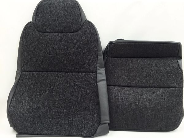 1995-2006 ISUZU NPR SEAT COVER DRIVER BACKREST AND BOTTOM- MORDURA-STEEL GRAY