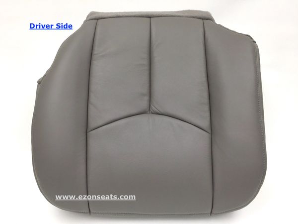 2003-2006 TAHOE,SUBURBAN,YUKON LEATHER SEAT COVER MED PEWTER"GRAY" #922