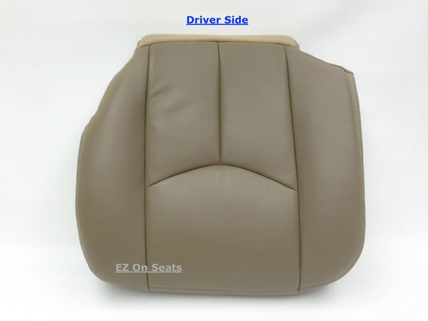 2003-2006 Sierra Avalanche Silverado Seat Cover Leather Medium Neutral "Tan" #522