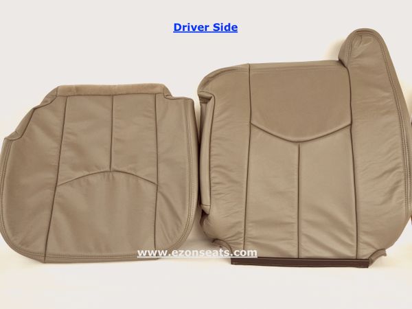 2003-2006 Silverado Avalanche Sierra Backrest and Bottom Vinyl Medium Neutral "Tan" #522