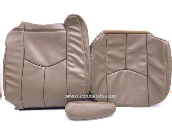 2003-2006 Tahoe Suburban Backrest Bottom and Armrest Leather Medium Neutral "Tan"