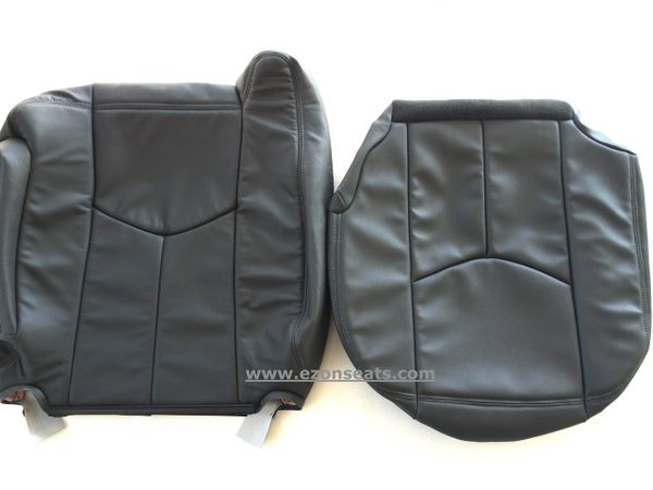 2003 2006 SUBURBAN TAHOE BOTTOM AND BACKREST LEATHER GRAPHITE # 692