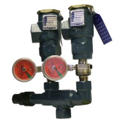 Rupture Disc Assembly, Gauge, and Pressure Switch, Hansen Technologies Ammonia Refrigeration 