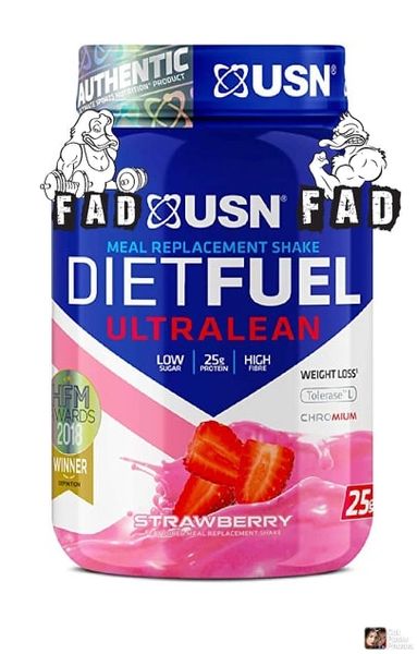 USN Diet Fuel Ultralean 2kg Meal Replacement Protein Shake | FAD