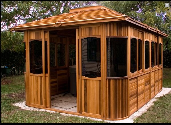 islander gazebo western tub and pool