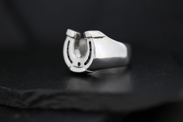 NEW HORSESHOE RING -LARGE