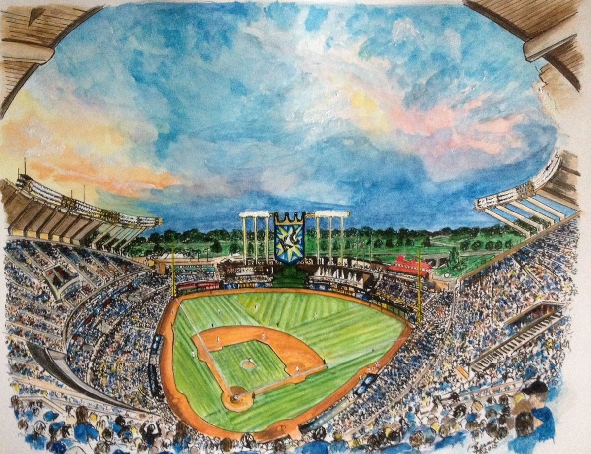 St. Louis Cardinals 8.5 x 11 Busch Stadium Sketch Art Print
