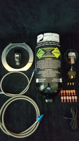 2.5lb nitrous kit with billet bottle bracket