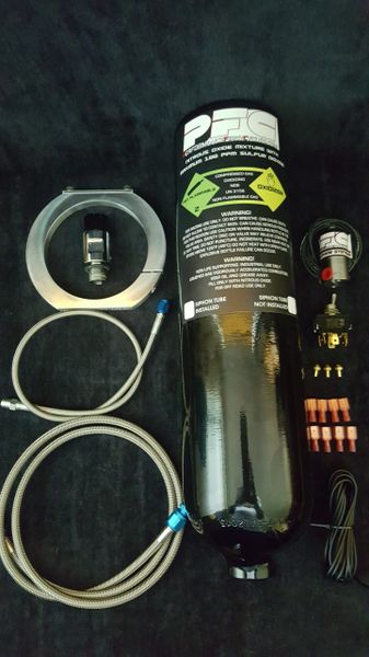 4lb nitrous kit with billet bottle bracket