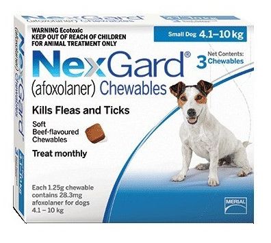 NexGard Dog Small 4-10kg | Online vet supplies