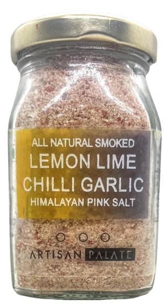 All Natural Smoked Lemon Lime Chilli Garlic Himalayan Pink Salt