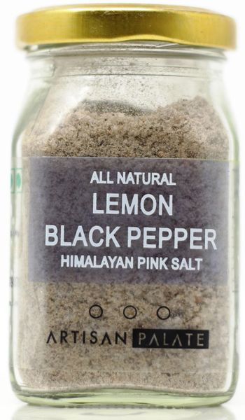 All Natural Lemon Black Pepper Himalayan Pink Salt