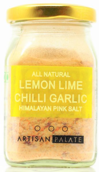 All Natural Lemon Lime Chilli Garlic Himalayan Pink Salt