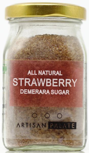 All Natural Strawberry Demerara Sugar