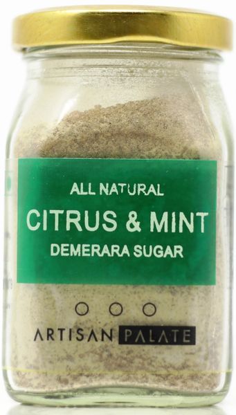 All Natural Citrus & Mint Demerara Sugar