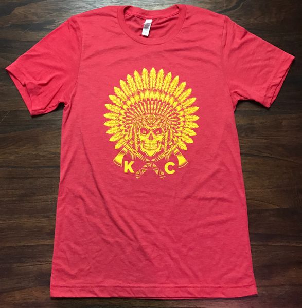 KC Headdress Unisex Super Soft Crew Tee Red