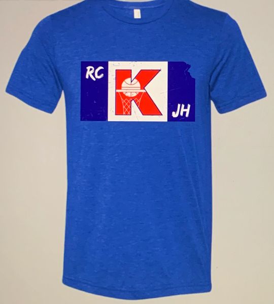 Kansas Unisex Super Soft Royal Blue Crew Tee