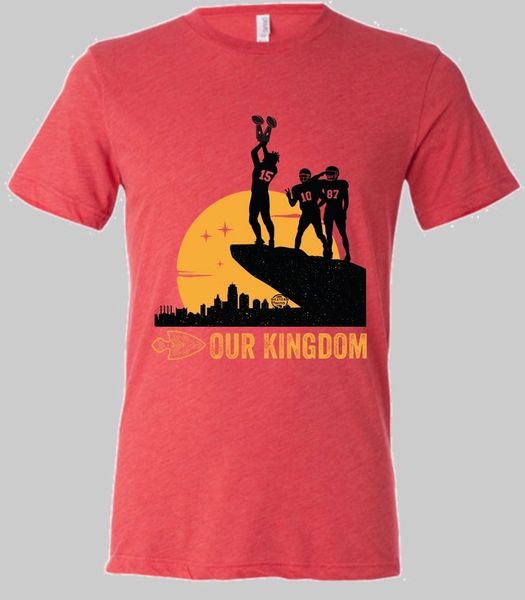 Our Kingdom Champs Super Soft Red Crew Triblend
