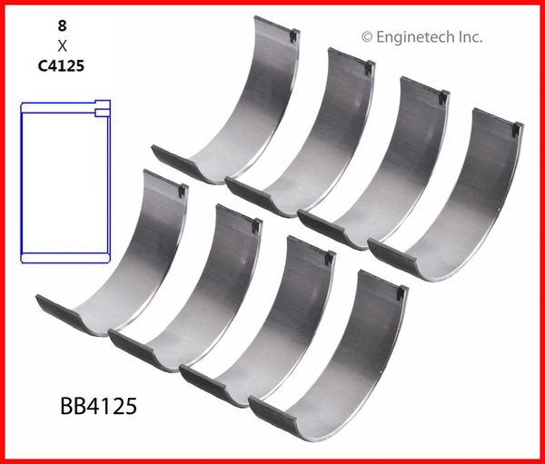 Rod Bearing Set (EngineTech BB4125) 1990 - 2012