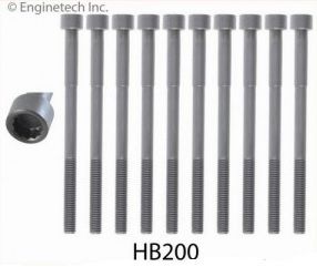 Head Bolt Set - w/Rear Drum Brake (EngineTech HB200) 98-08