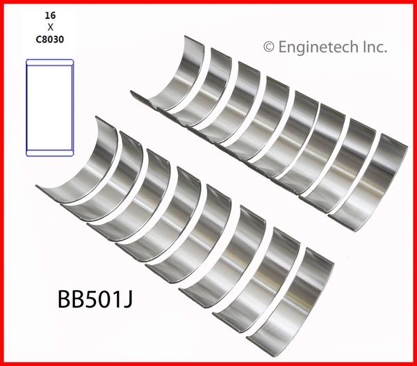Rod Bearing Set (Enginetech BB501J) 99-13