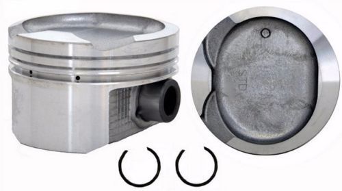 Piston Set - Cast (EngineTech P4756-4) 98-99