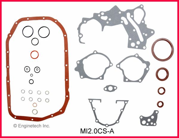 Conversion / Lower Gasket Set (Enginetech MI2.0CS-A) 93-99