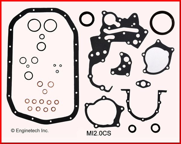 Conversion / Lower Gasket Set (Enginetech MI2.0CS) 90-92