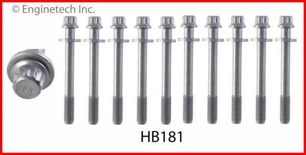 Head Bolt Set (Enginetech HB181) 95-99