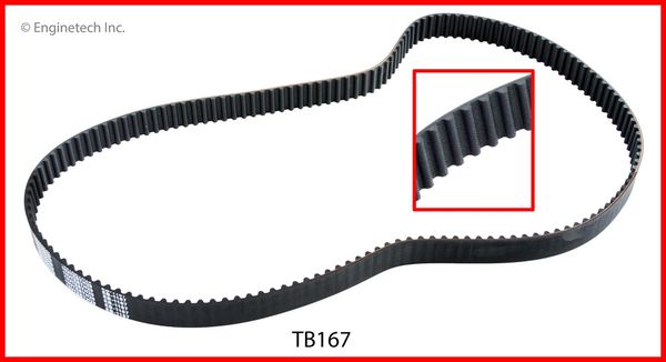 Timing Belt (Enginetech TB167) 90-99