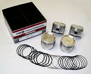 Piston Set c/w Rings (ITM RY7635) 05-15